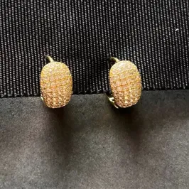 Argolinha Cravejada Larga